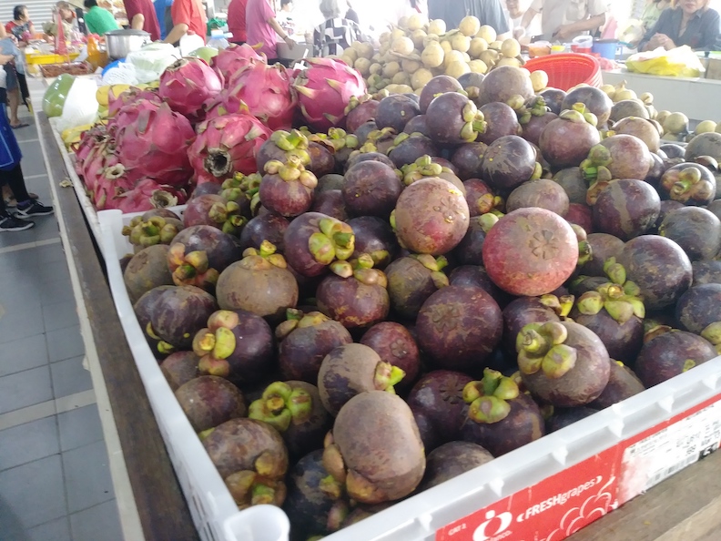 Mangosteen at the Market