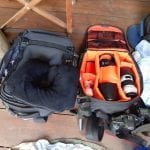 Canon Camera Gears, Luggage during safari trip, BaseCamp Explorer, Masai Mara, Kenya