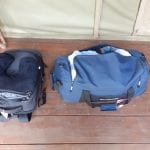 Luggage during safari trip, BaseCamp Explorer, Masai Mara, Kenya