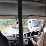 On the road to Lake Naivasha, Kenya