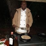 Chef making us omelette, Matilda Bush Camp, Maasai Mara, Kenya