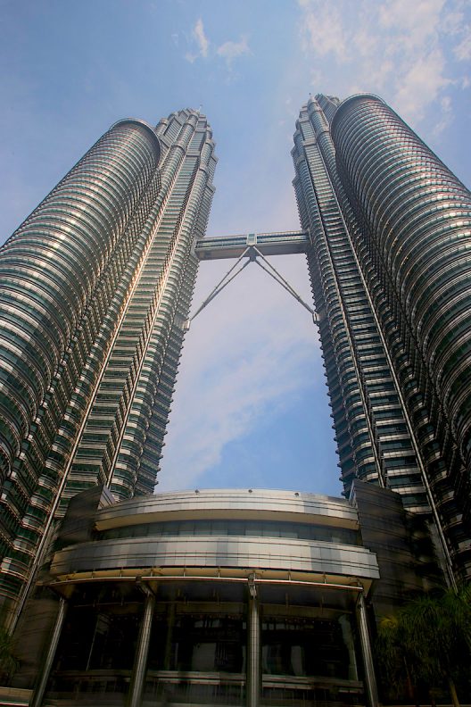 Outside of Petronas Twin Towers