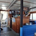 Galley inside Island Packers Catamaran