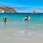 Island Packers on Cuyler Harbor Beach, San Miguel Island