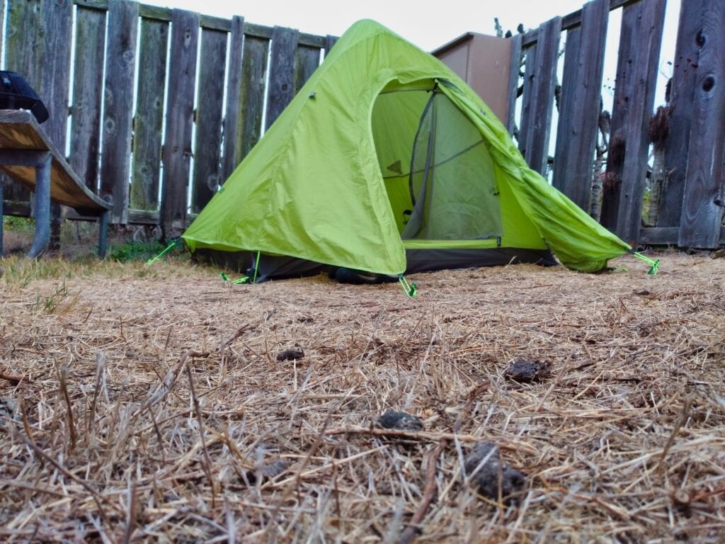 NatureHike Tent on San Miguel Island Campground