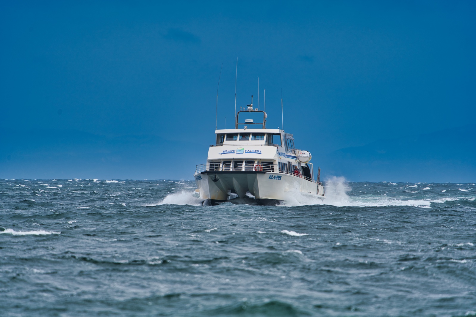Island Packers Catamaran at Cuyler Harbor