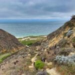 On Nidever Canyon Looking down at Cuyler Harbor Beach